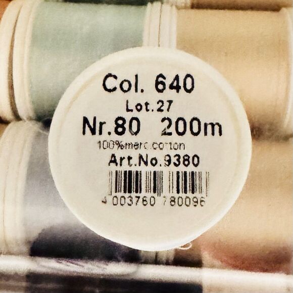 Madeira Cotona 100% Cotton Embroidery Thread Set 18x200m Spools Made in Germany - Picture 9 of 10
